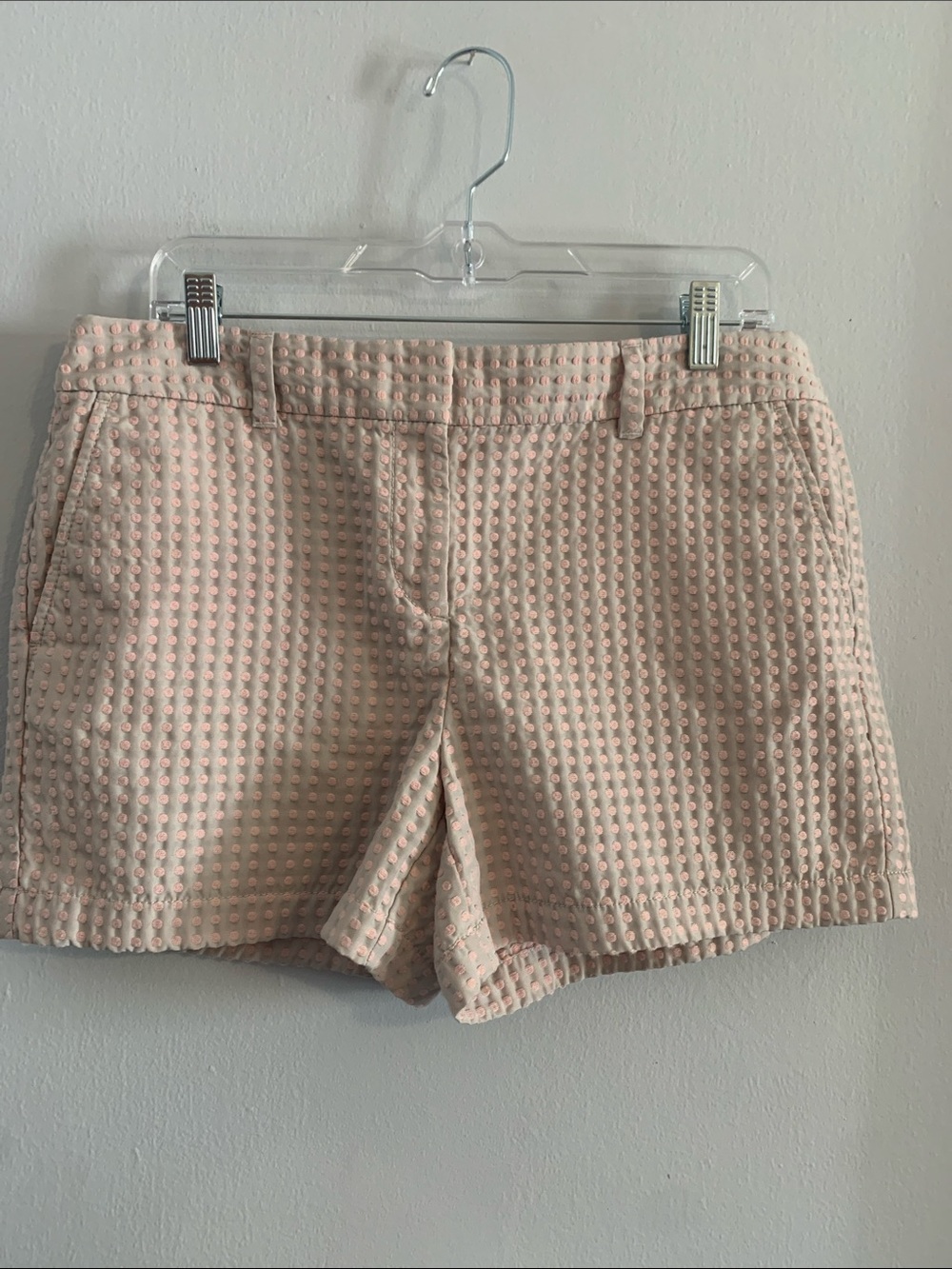 LOFT Women's Textured Bubble Cotton Shorts - Soft Blush